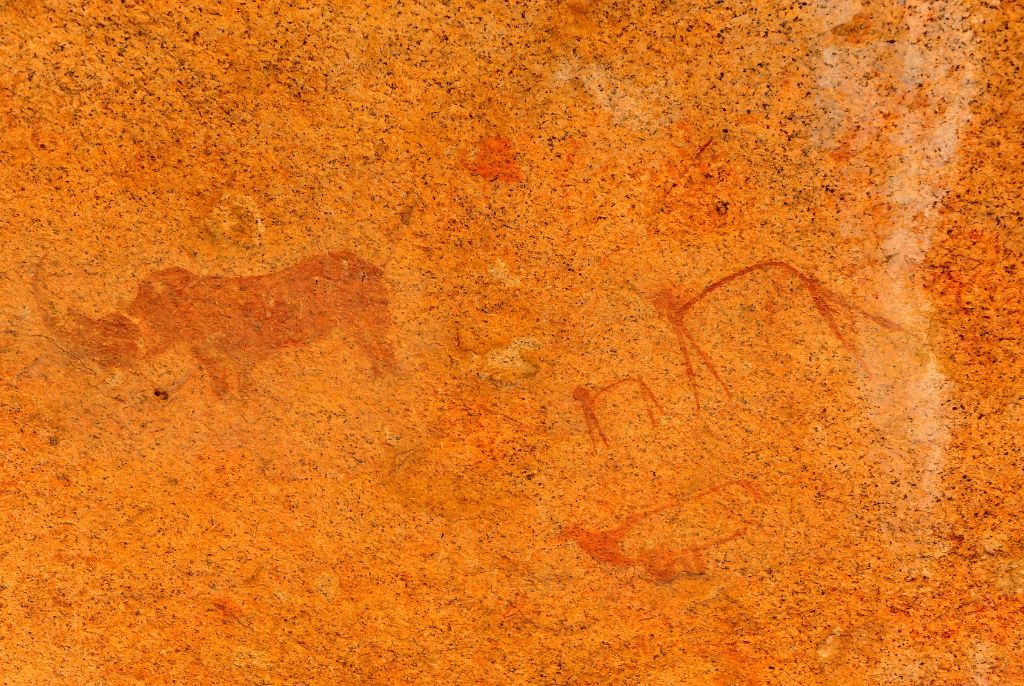 Peinture rupestre Spitzkoppe
