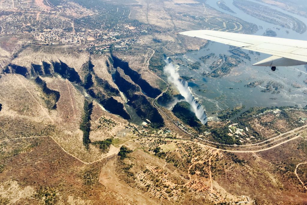 survol des chutes victoria