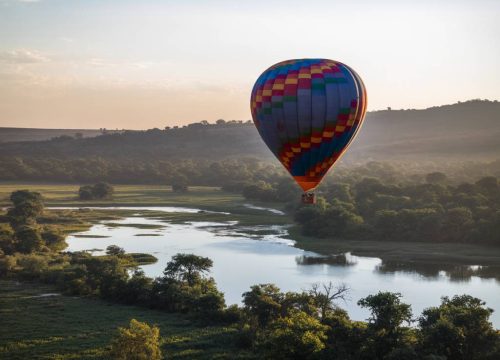 Survol en montgolfière du delta de l’Okavango : une expérience safari au Botswana