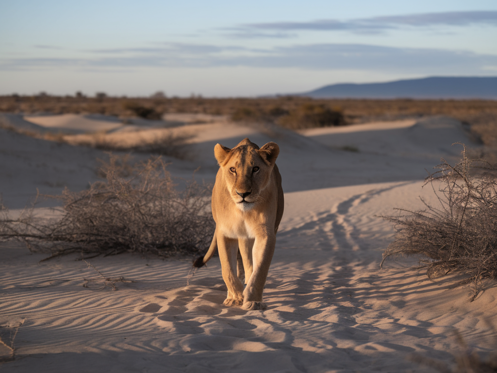 Les différences entre les lions du Kalahari et les autres lions d'Afrique