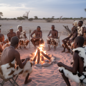 Rencontre avec les Bushmen du Kalahari au Botswana : trek culturel et initiatique